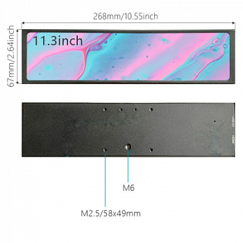 LED дисплей для ПК 11.3" IPS,black, hdmi