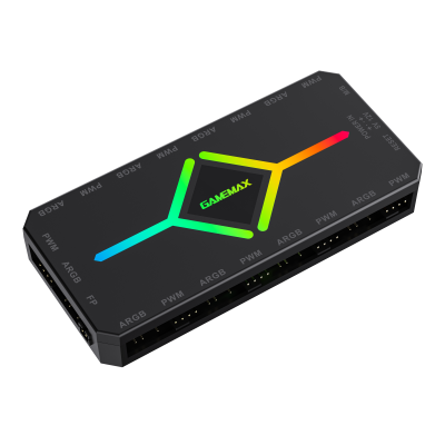 Контроллер подсветки GameMax V4.0 ARGB+PWM HUB BK