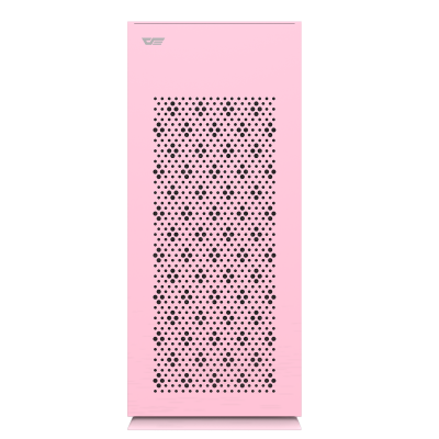 Корпус ПК без БП DarkFlash DLH21 PINK <ITX, 1x3.5, 2xUSB 3.0, 1xType C, 238.8*175*412mm >