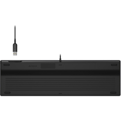 Клавиатура A4tech Fstyler FX60H-White-LED <USB, SLIM, USB-HUB*2, серый корпус, белая подсветка>