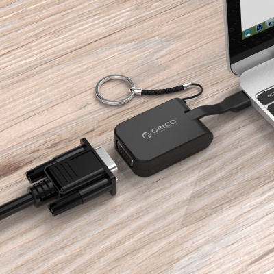 Переходник видео ORICO XC-112-BK-BP <VGA-Type-C>