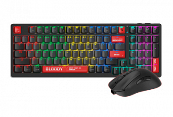 Комплект беспроводной игровой Bloody WS9800 2в1 Red