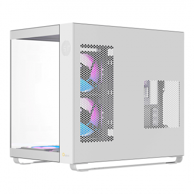 Корпус ПК без БП Ocypus Iota C70 WH ARGB ATX/mATX/mITX 2xUSB, Type-C, Белый, Iota-C70-WHD600XX-GL