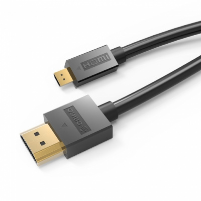 Видео кабель HDMI Orico HD101-20-BK <HDMI-Micro HDMI 2.0, 2m>