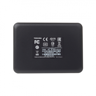 Внешний жесткий диск HDD Toshiba 2TB Canvio Basics 2.5" USB3.0 Черный (HDTB420EK3AA)