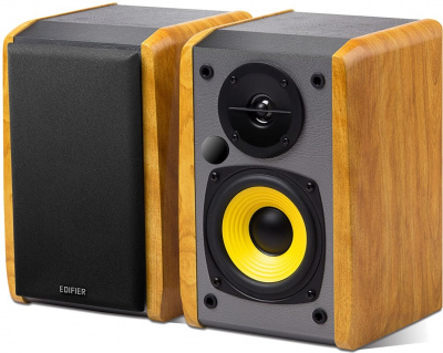 Акустическая система Bluetooth Edifier R1010BT Brown <2.0, RMS 24Вт, 65Гц-17кГц>