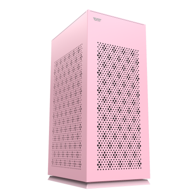 Корпус ПК без БП DarkFlash DLH21 PINK <ITX, 1x3.5, 2xUSB 3.0, 1xType C, 238.8*175*412mm >