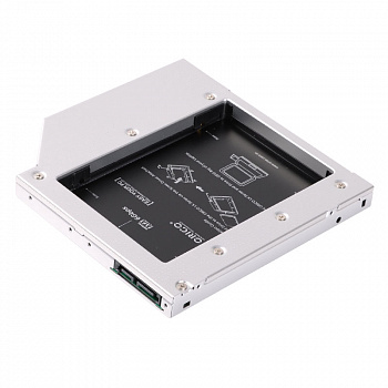 Планка в ноутбук HDD/SSD 2.5" ORICO L127SS-SV-BP <2.5" 12.7 mm, SATA III, 6+7PIN SATA, 9,5mm>
