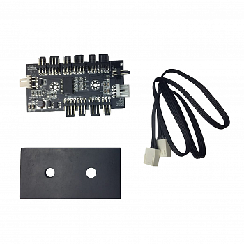 Контроллер подсветки GameMax PWM(R)+RGB Controller adapter for fan GameMax 