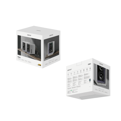 Акустическая система Bluetooth Edifier QR65 White <2.0, RMS 70Вт, 55Гц-40кГц, BT, USB-A, RCA>