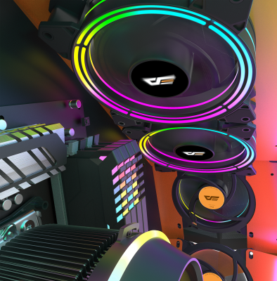 Корпус ПК без БП DarkFlash Knight K1 <ATX, 2x3.5, 1xUSB 3.0, 2xUSB2.0, Audio, 572*210*560mm>