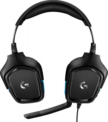 Наушники+микрофон игровые Logitech G432 Gaming <20-20000 Гц, USB/2 x mini jack 3.5 mm, 2 м>