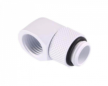 Фитинг угловой Bykski B-RD90-X White <90гр. Папа-мама>
