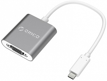 Переходник видео ORICO RCV-SG-PRO <Type-C - VGA, FHD@60Hz, 15см, GRAY>
