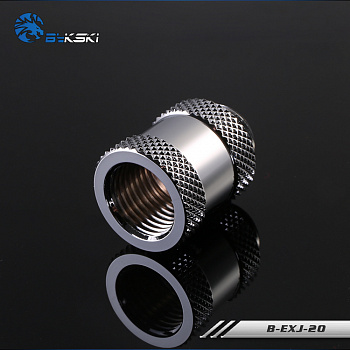 Фитинг удлинитель резьбовой Bykski B-EXJ-20 <20мм, Размер резьбы: G1/4, Silver>
