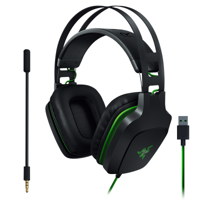 Наушники-гарнитура игровые Razer Electra V2 (USB) RZ04-02220100-R3M1 <Динамики 40 мм, 50 мВт, USB>