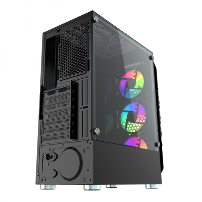 Корпус Wintek Gamer D535-B TG, Midi tower