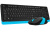 Клавиатура+мышь беспроводная A4tech FG-1010-BLUE Fstyler USB