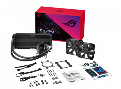 Жидкостная система охлаждения ASUS ROG Strix LC II 360 <Intel1700/1200/115x/20xx, AMD AM4/3, FAN120>