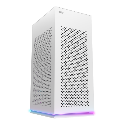 Корпус ПК без БП DarkFlash DLH21 WHITE <ITX, 1x3.5, 2xUSB 3.0, 1xType C, 238.8*175*412mm >