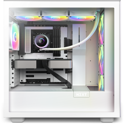 Жидкостная система охлаждения NZXT Kraken 360 RGB <3x120mm RGB, 1.54” LCD Display, white>
