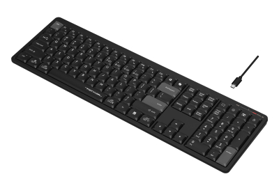 Клавиатура беспроводная A4tech Fstyler FBX55C BLACK <USB 2.4GHz, BT, ACC, BLACK>