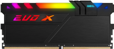 Оперативная память 16GB GEIL 3200MHz DDR4 PC4-25600 EVO X II Black RGB GEXSB416GB3200C16BSC