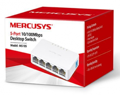 Коммутатор  5-портовый Mercusys MS105