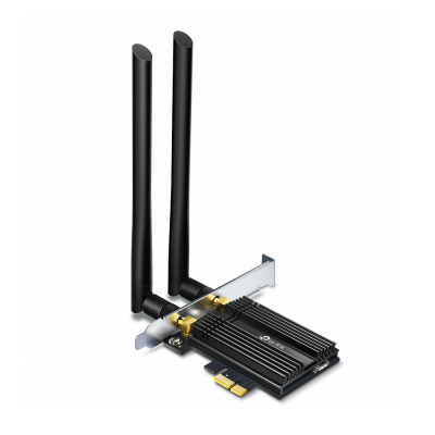 Сетевой адаптер беспроводной PCIe AX3000 Tp-Link Archer TX50E Bluetooth 5.0 Wi-Fi 6