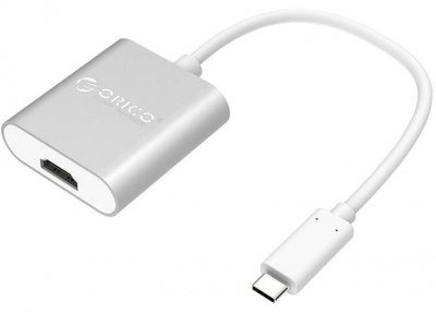 Переходник видео ORICO RCH-SV-PRO <Type-C/HDMI, 4K@60Hz, 15см, SILVER>