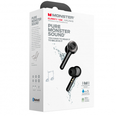 Гарнитура TWS MONSTER Clarity 102 AirLinks Earphone （Black）