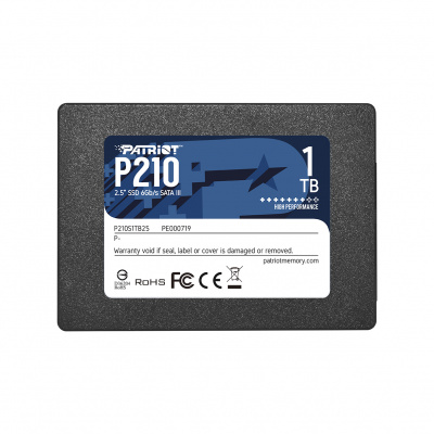 Накопитель SSD 2.5" SATA III Patriot 1TB P210 520/430 P210S1TB25