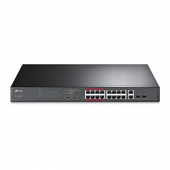 Коммутатор PoE+ 16-портовый Tp-Link TL-SL1218MP