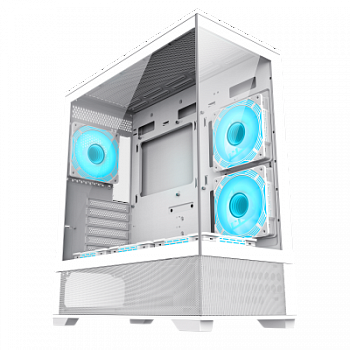 Корпус ПК без БП GameMax Vista AW <ATX, 6x120FAN>