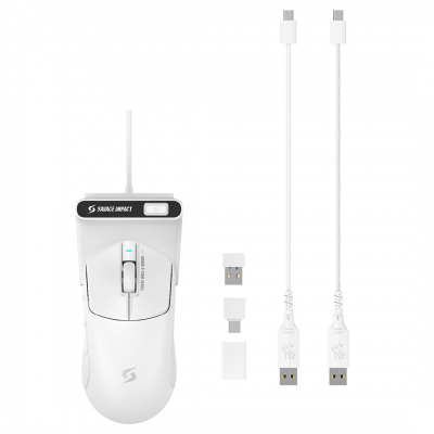 Мышь игровая беспроводная Bloody SG5 White 8K