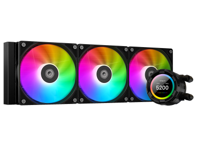 Жидкостная система охлаждения ID-Cooling SL360 XE LCD <2066/2011/1851/1700/1200/1151/AM5, TDP 350W>