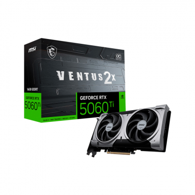 Видеокарта MSI GeForce RTX 5060 Ti 16G VENTUS 2X OC PLUS 16Gb GDDR7 128-bit 1xHDMI 3xDP G506T-16V2CP