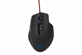 Мышь Dream Machines DM2 Comfy S BLACK <Оптический сенсор PMW3360, Плетеный шнур 1.8 m USB 12000 dpi>