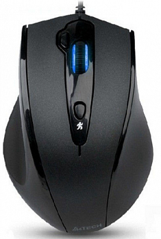 Мышь A4tech N-810FX Black-Grey USB
