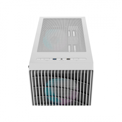 Корпус ПК без БП Ocypus Gamma C70 WH ARGB ATX/mATX/ITX 2xUSB Белый Gamma-C70-WHG400XX-GL