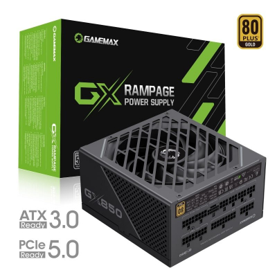 Блок питания Gamemax GX-850 PRO BK (ATX3.0 PCIe5.0), 80+ Gold