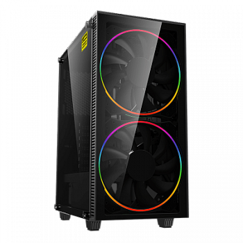 Компьютер MOON BLACK HOLE <i3 10100F/16Gb/SSD 240GB/HDD 1TB/GTX1650 4GB>
