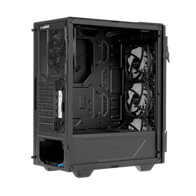Корпус ПК без БП ASUS GT301 TUF GAMING CASE/BLK/ARGB FAN/ EATX/ATX/mATX/mITX 90DC0040-B49000