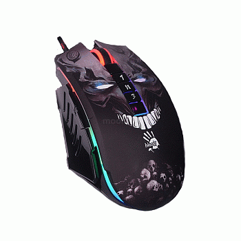 Мышь игровая Bloody P85-Skull-Activated <оптическая, 5K, RGB, 5000 CPI, 1.8 м, USB2.0/ 3.0>