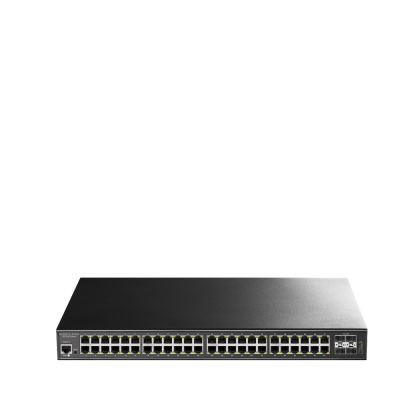 Коммутатор PoE+ GbE 48-портовый CUDY GS2048PS4-720W <48-Port Layer 2 Managed Gigabit PoE++ Switch>