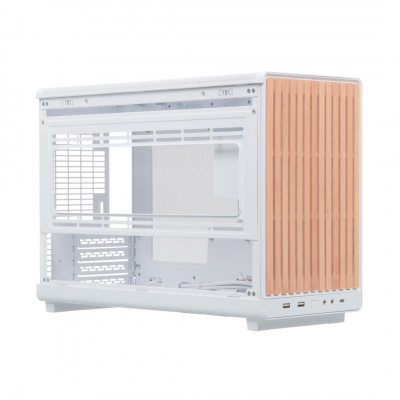 Корпус ПК без БП Lian Li A3-mATX W-W mATX/ITX G99.A3W-WD.00 БП ATX/SFX/SFX-L, LIAN LI Edge PSU, Белый-Дерево