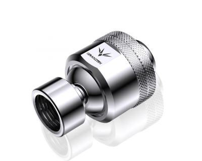 Фитинг Granzon G 1/4in. Male to Female Multi Directional Free Rotary Elbow Fitting (GD-X) Silver Фитинг Granzon G 1/4in. Male to Female Multi Directional Free Rotary Elbow Fitting (GD-X) Silver