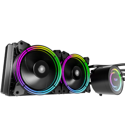 Жидкостная система охлаждения DarkFlash TR240 <RGB, Intel 1700/1200/115x/20xx, AMD AM4/3, FAN120>
