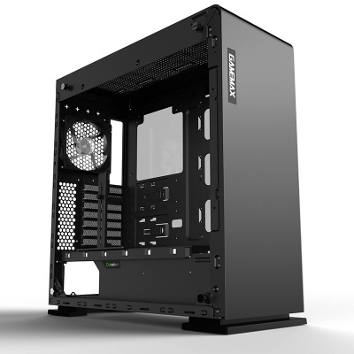 Корпус ПК без БП GameMax M(9)909 Vega Black Temp Glass <ATX, 1х120mmRGB,5x3,5, 4x2,5, HD210x516x491>