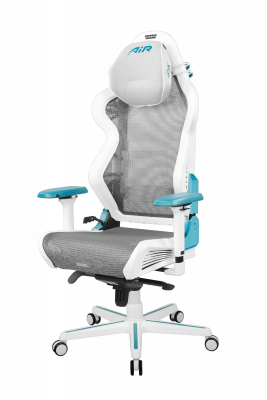 Игровое кресло DXRacer Air-B-Grey Mesh-Cyan&White